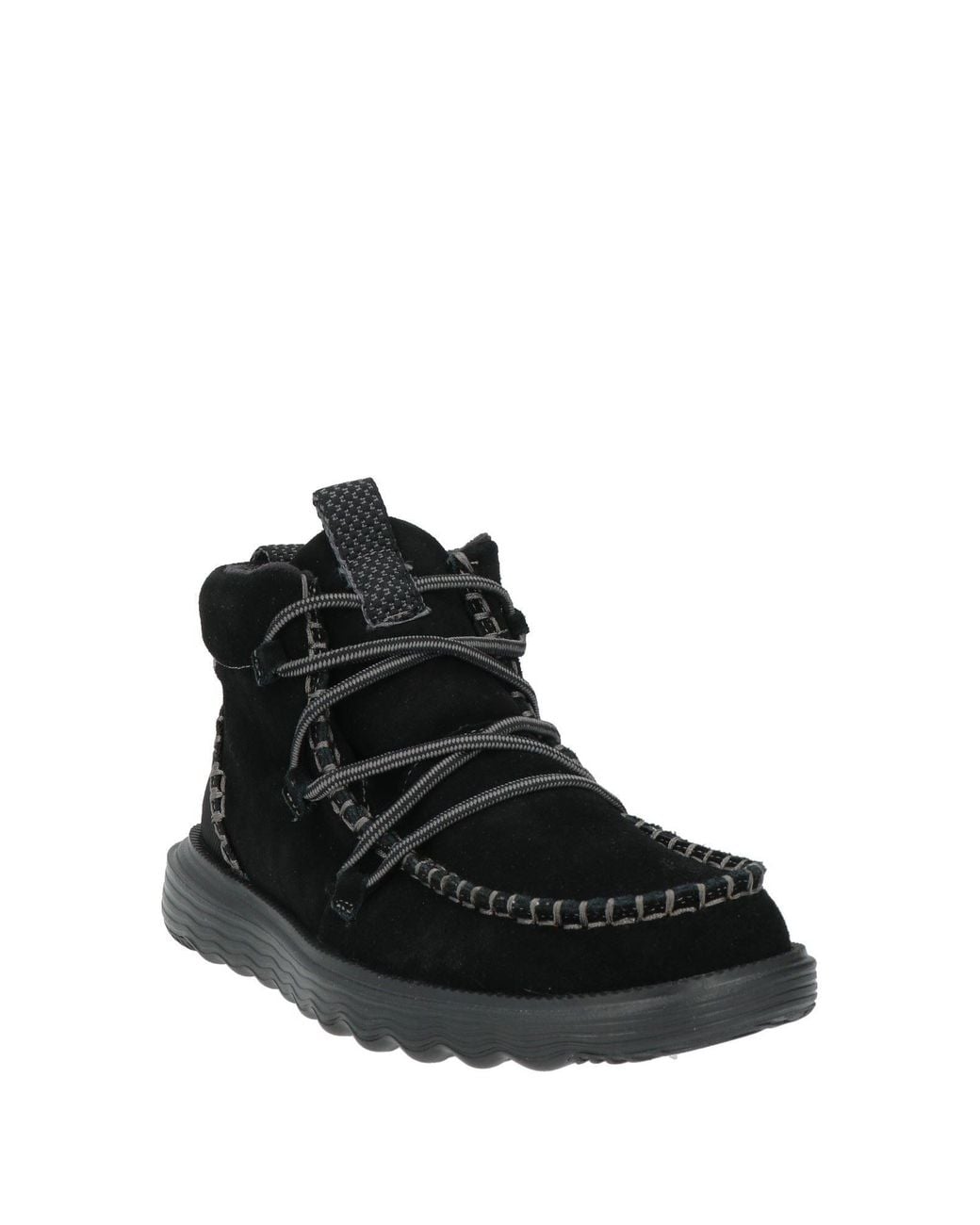 HeyDude Black Ankle Boots