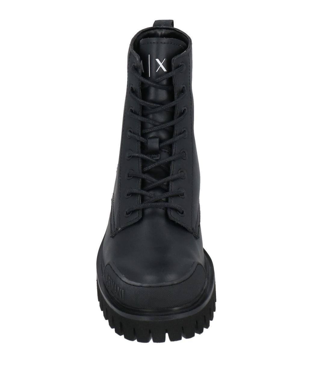 ARMANI EXCHANGE Black Ankle Boots for men