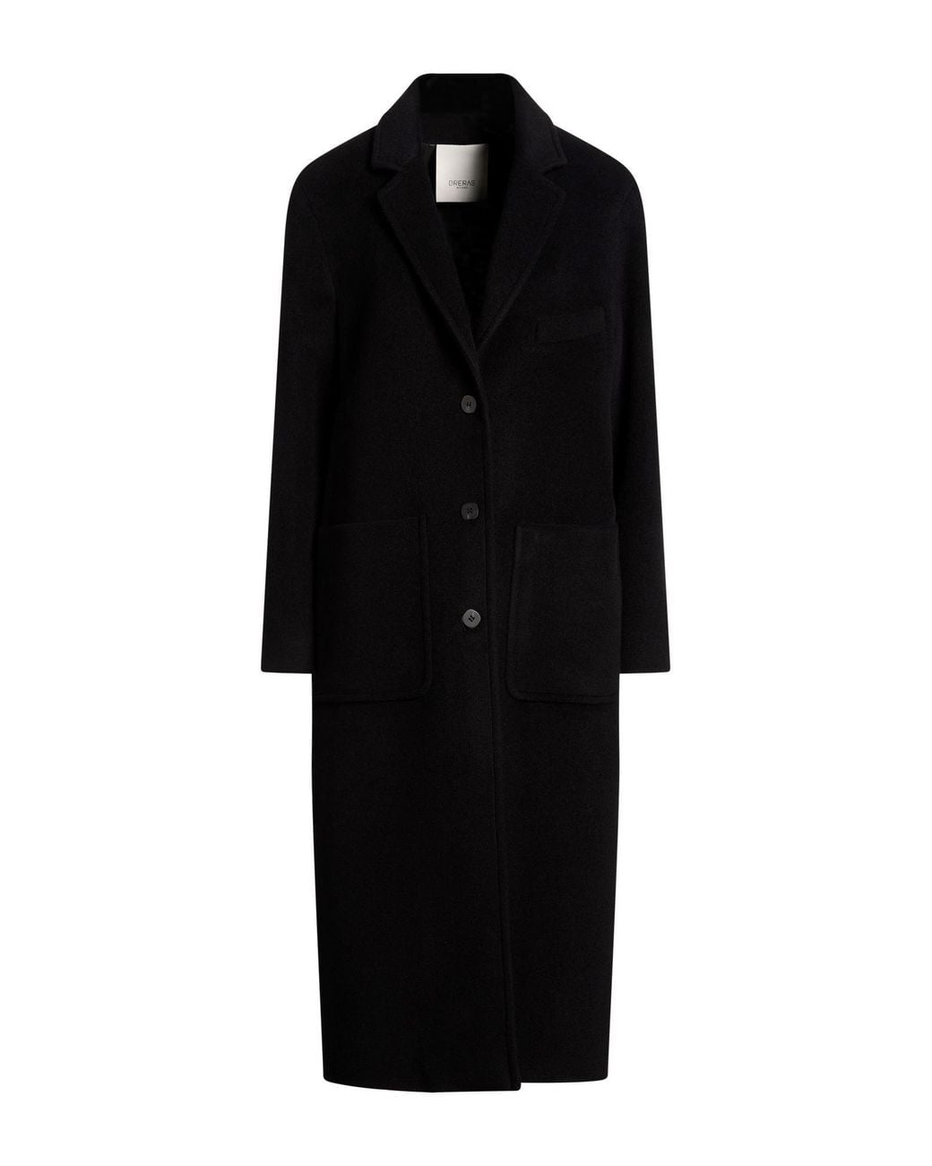 BRERAS Milano Black Coat Wool