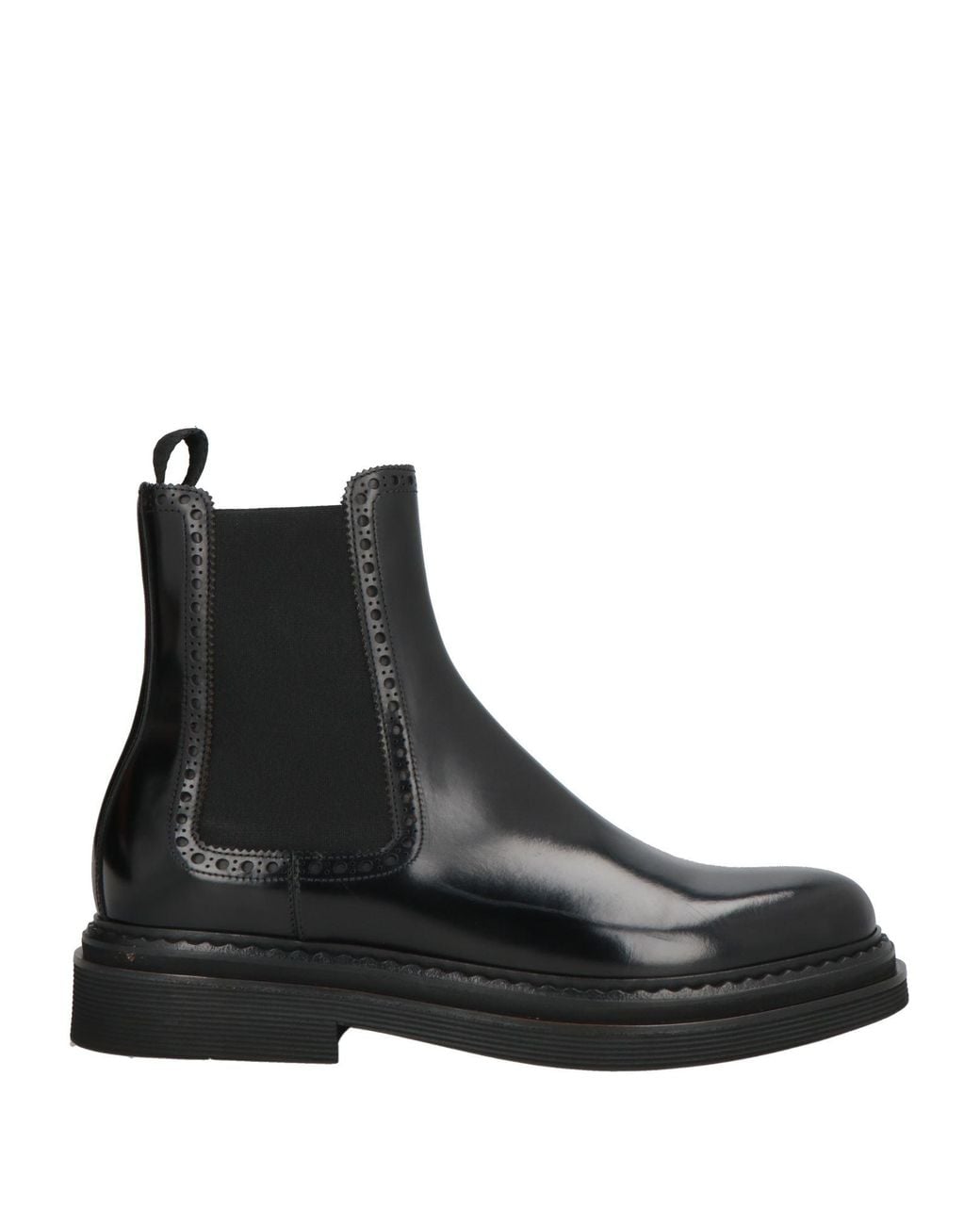 Dolce & Gabbana Black Ankle Boots for men