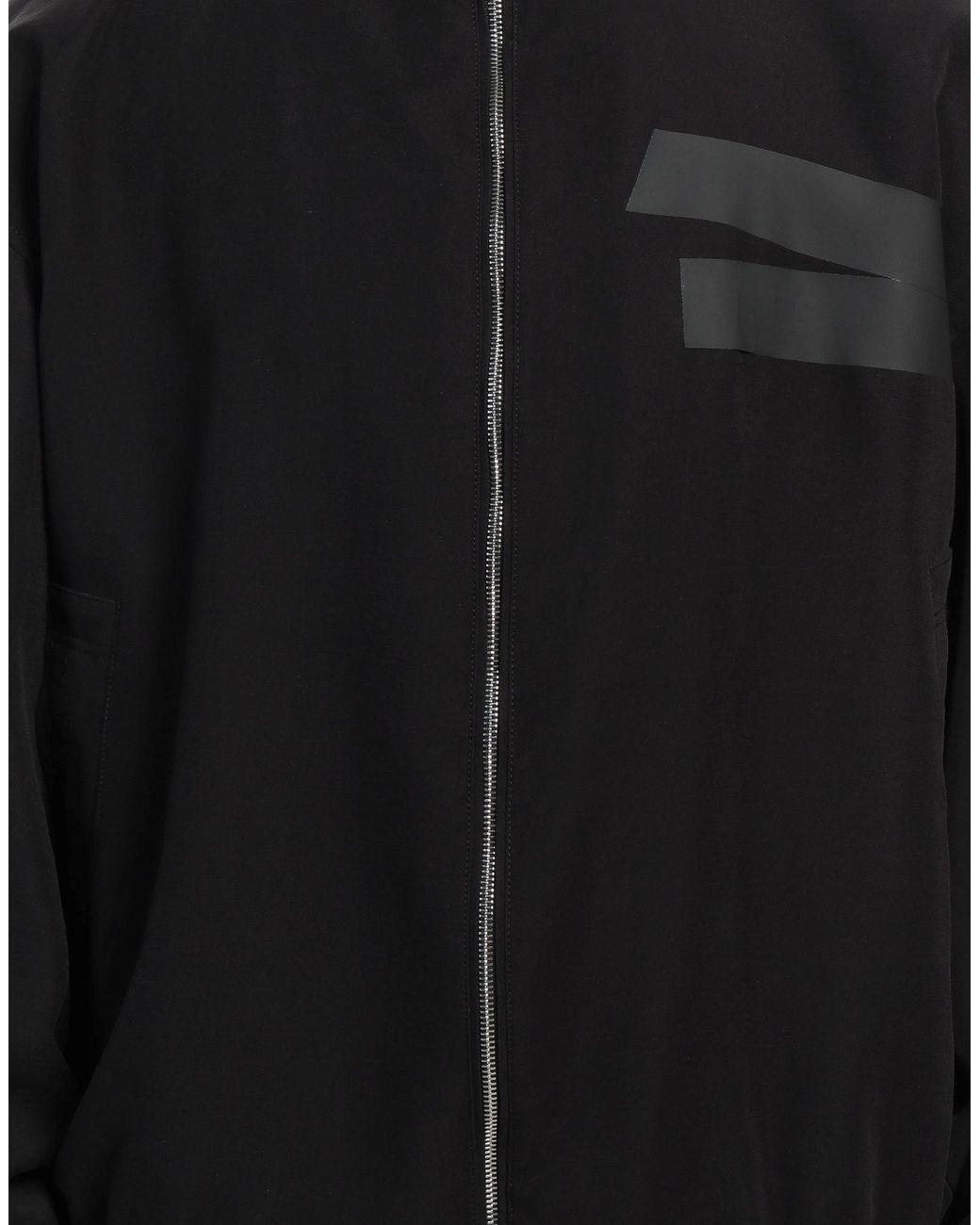 Gcds Black Jacket Viscose, Polyester for men