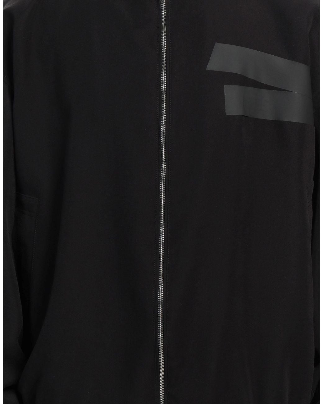 Gcds Black Jacket Viscose, Polyester for men