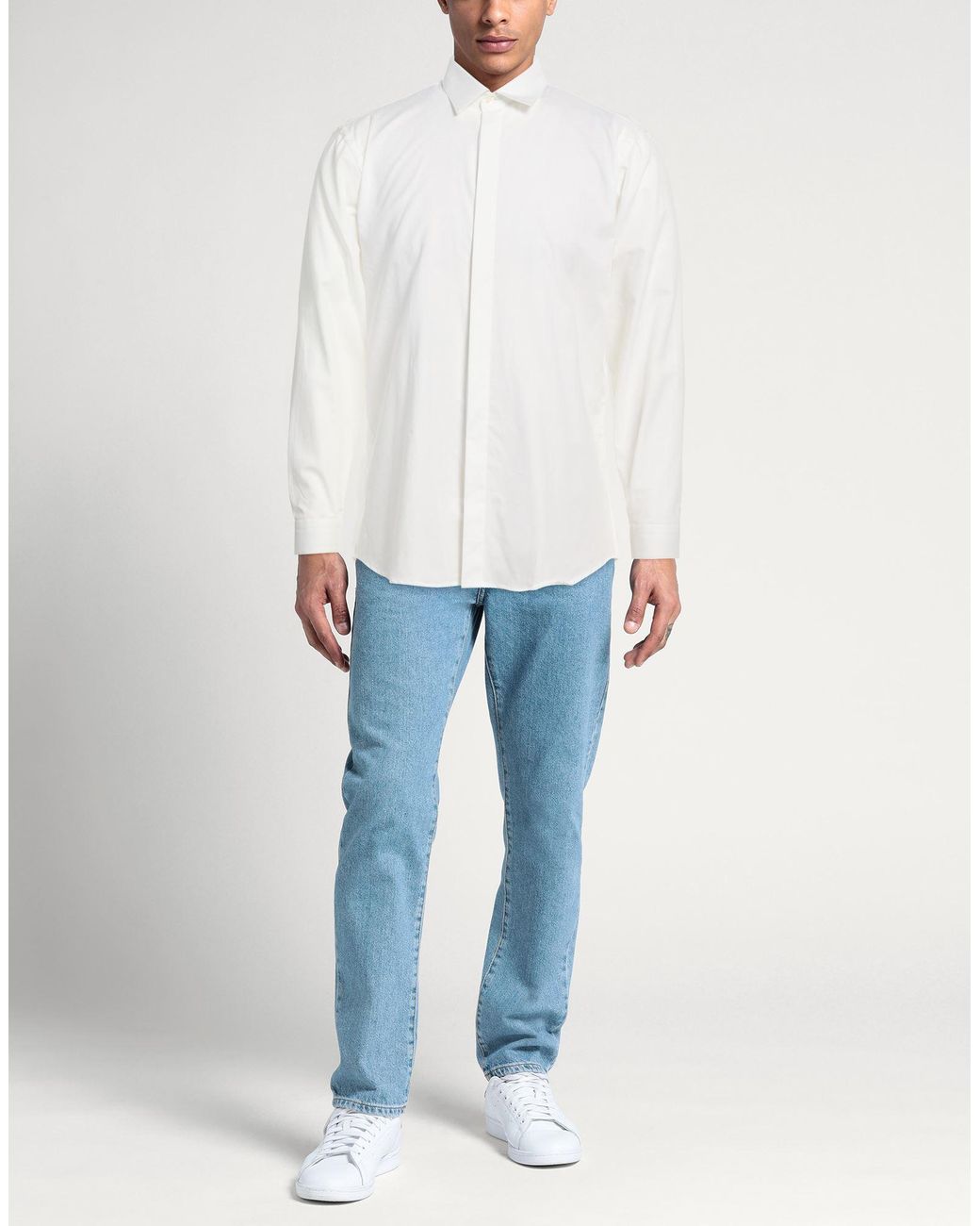 Costumein White Shirt Cotton for men