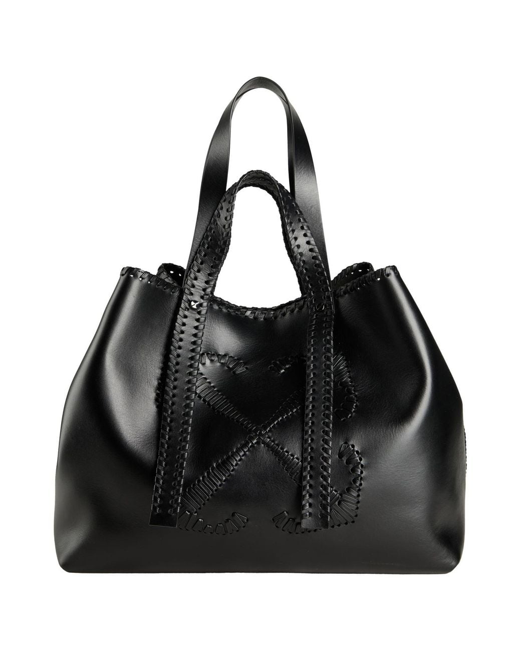 Off-White c/o Virgil Abloh Black Handbag Leather