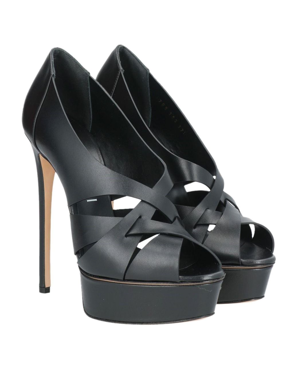 Casadei Gray Pumps Leather