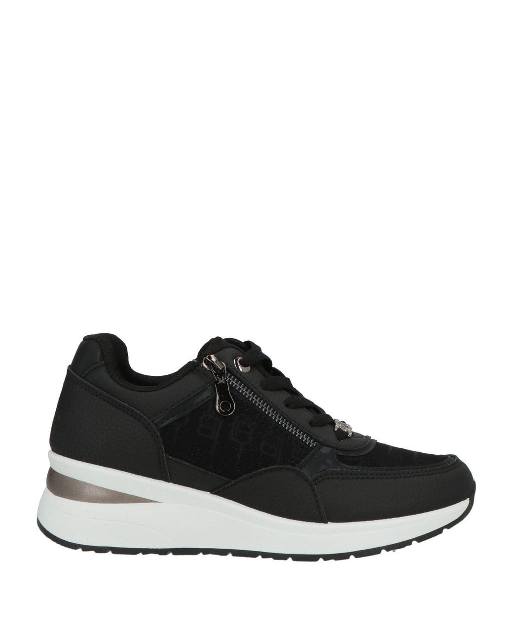 Laura Biagiotti Black Sneakers Synthetic Material, Textile Fibers