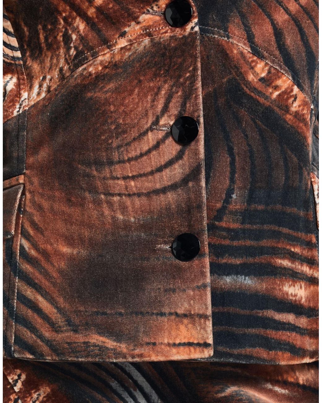 Angelo Marani Brown Suit Cotton, Elastane