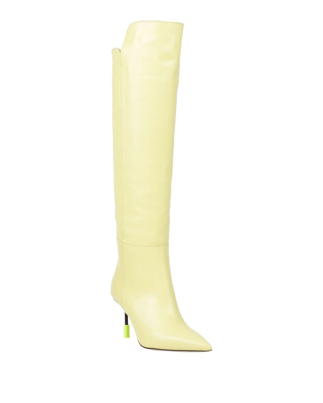 MSGM Yellow Boot Leather