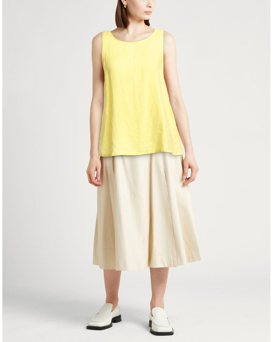 Malo Yellow Top Linen