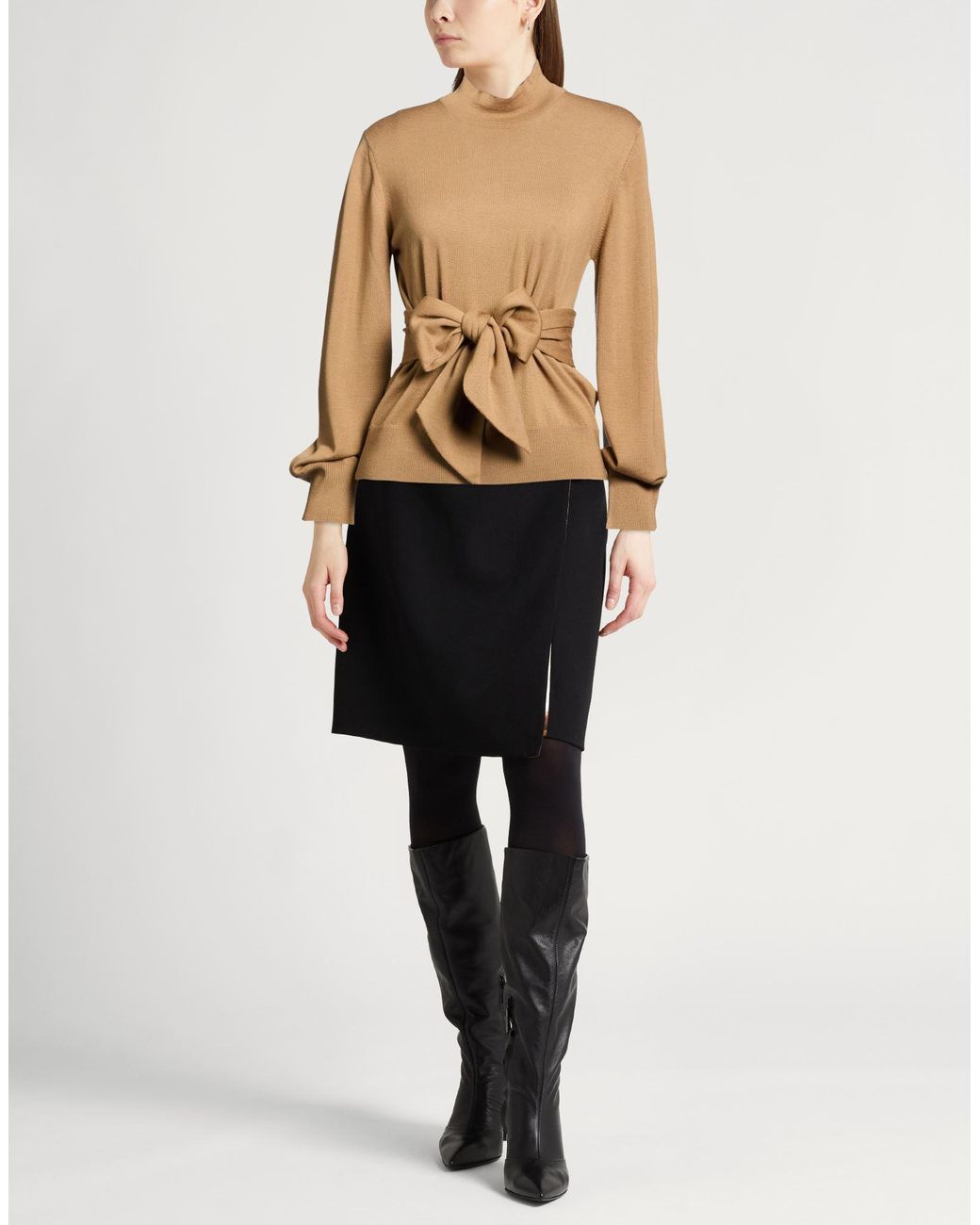 Anna Molinari Natural Turtleneck