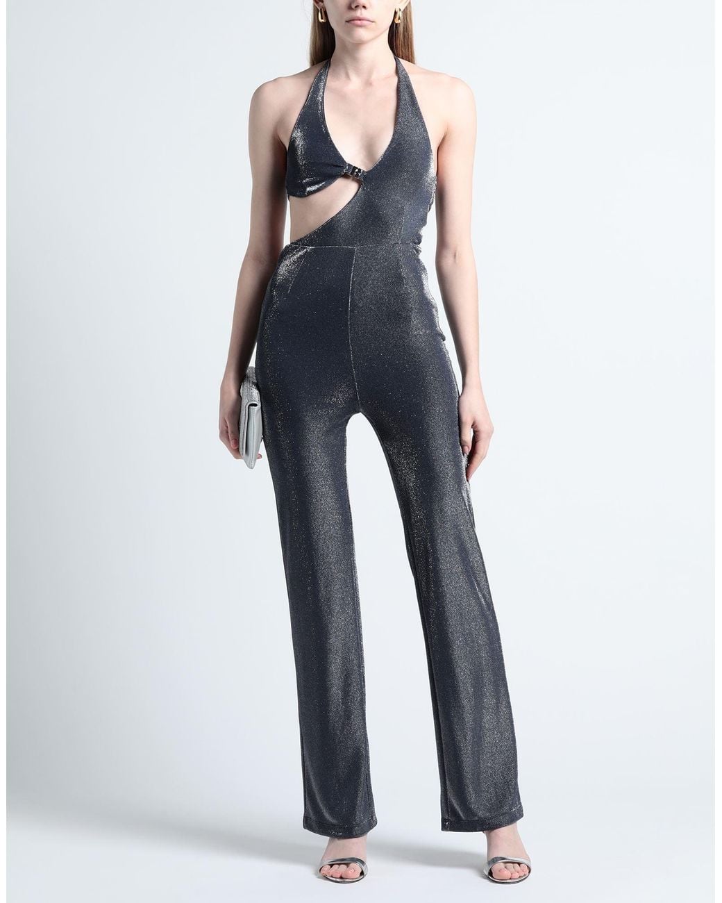 ROTATE BIRGER CHRISTENSEN Blue Jumpsuit