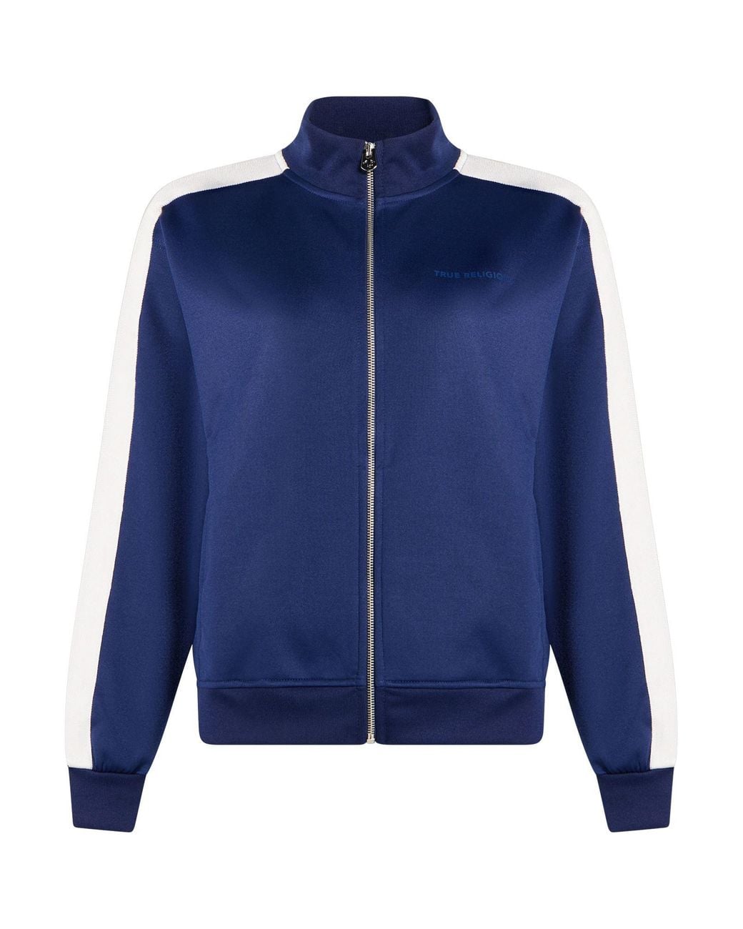 True Religion Blue Sweatshirt Cotton, Polyester