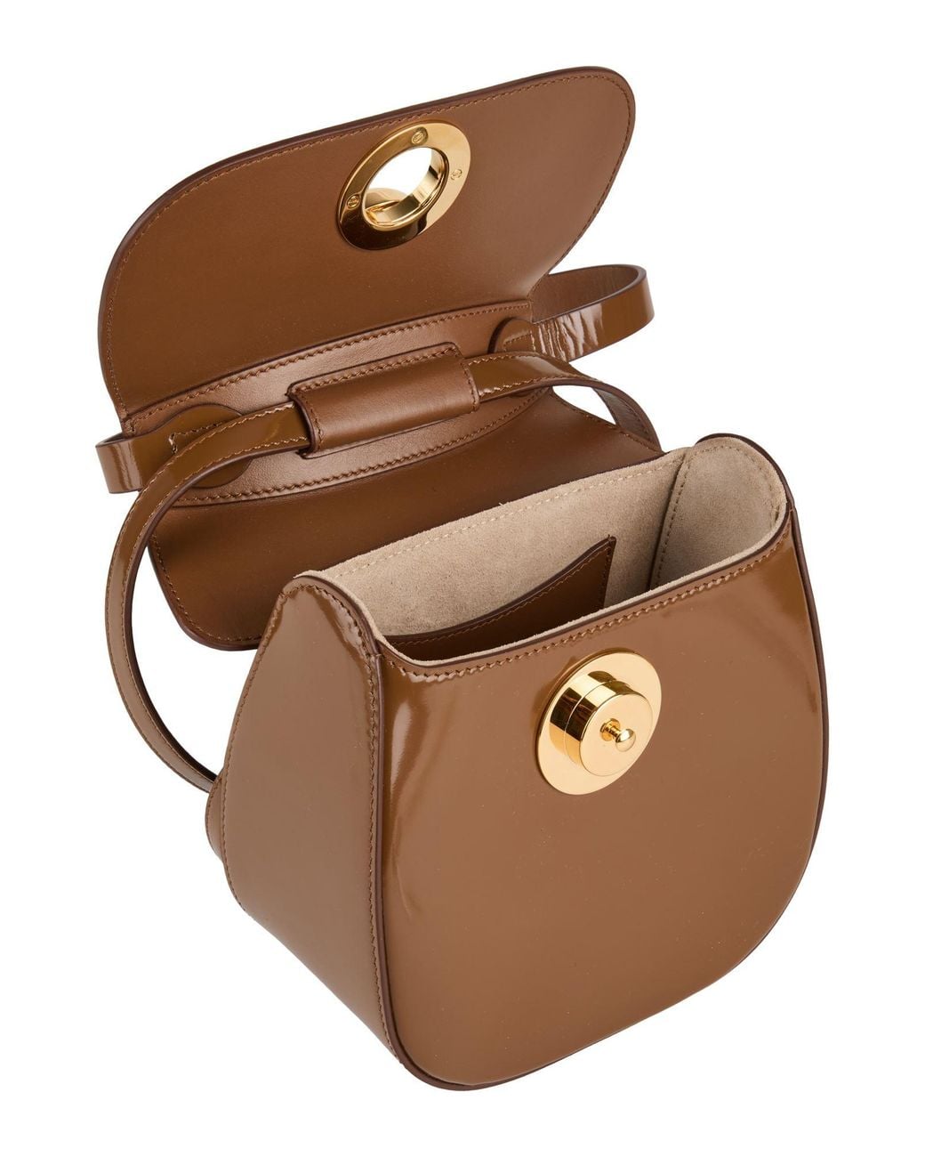 Marni Brown Handbag Ovine Leather
