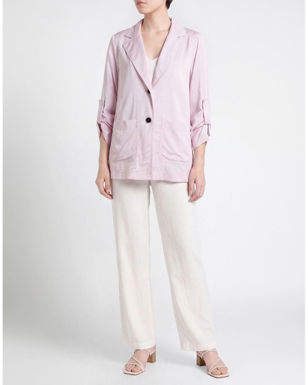 Marc Cain Pink Lilac Blazer Viscose, Elastane