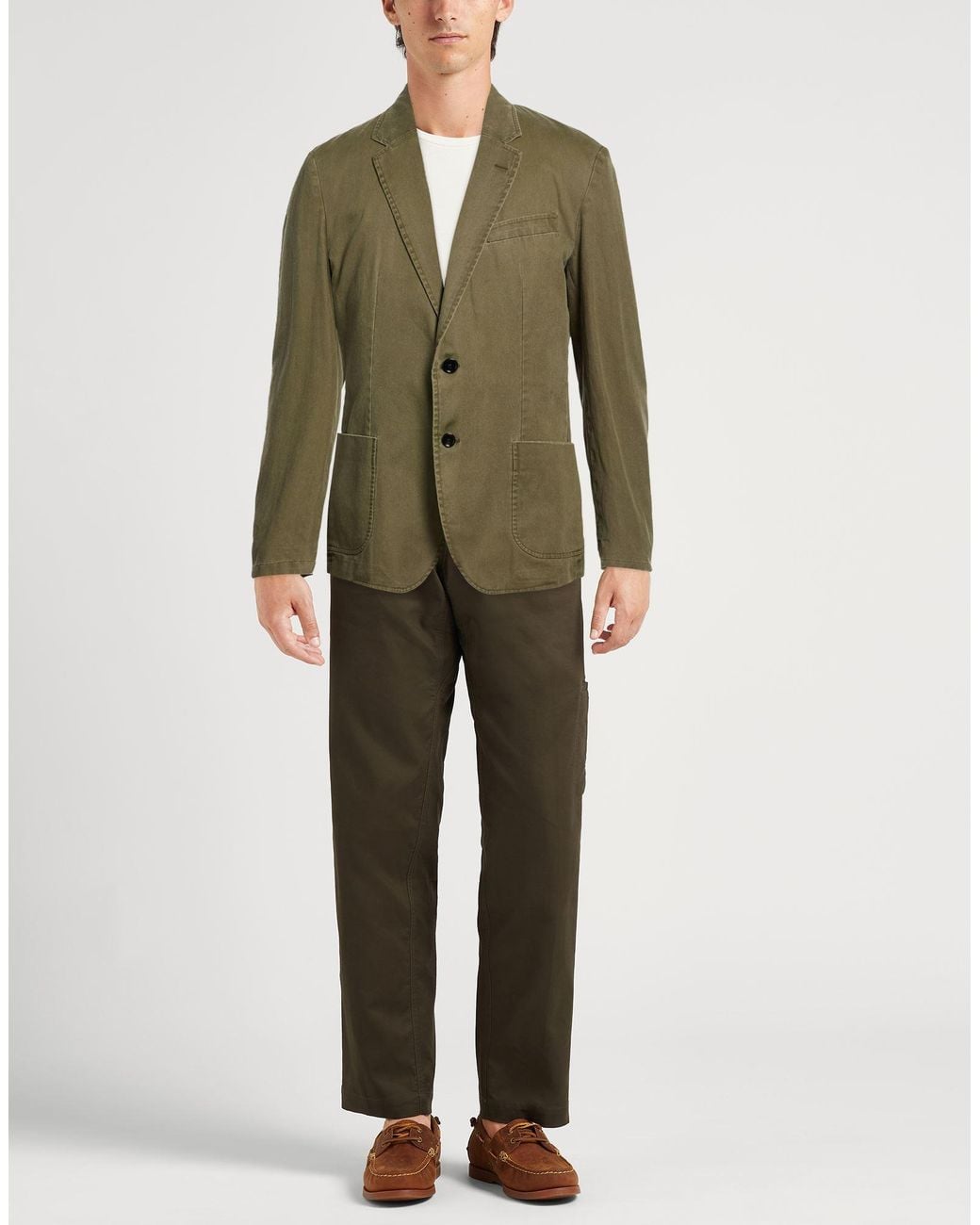 Dondup Green Blazer Cotton for men