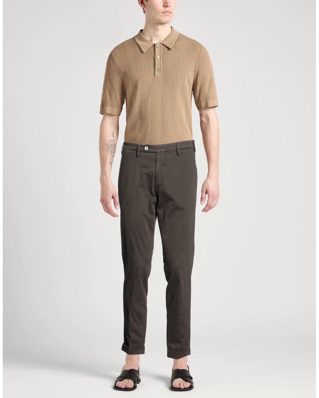 Michael Coal Gray Trouser for men