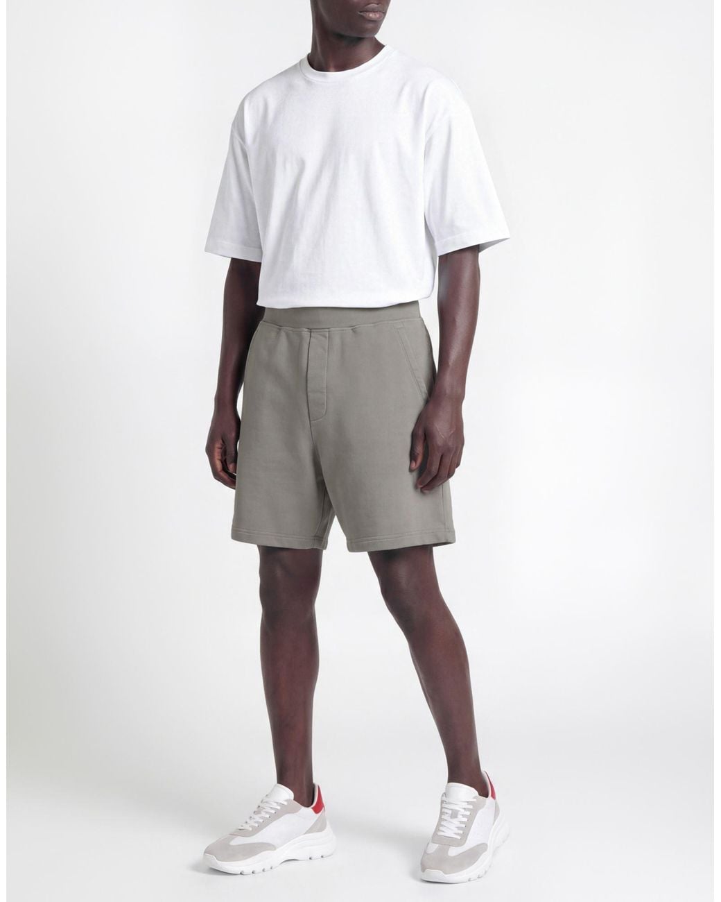 DSquared² Gray Shorts & Bermuda Shorts Cotton for men