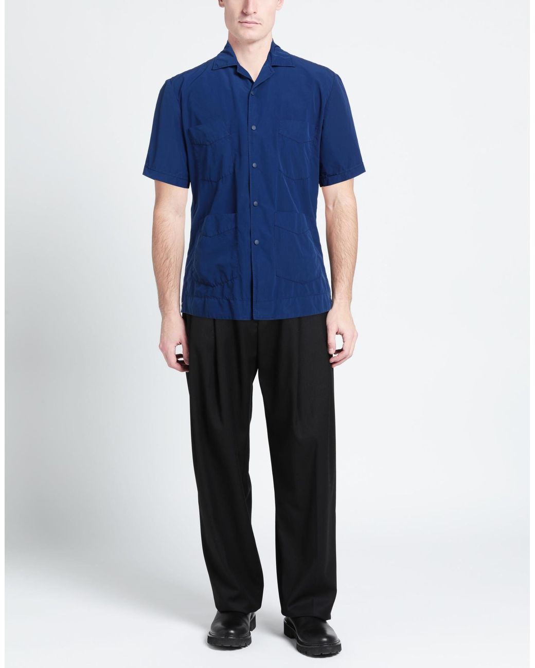 Aspesi Blue Shirt for men