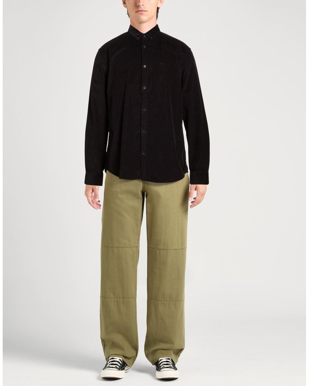 ARMANI EXCHANGE Black Shirts for men