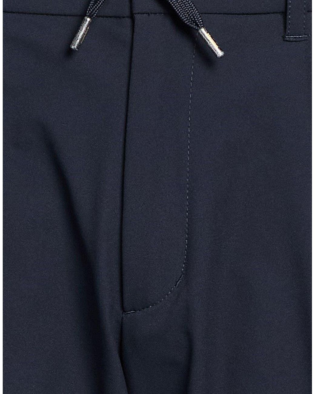 Herno Blue Midnight Pants Polyester for men