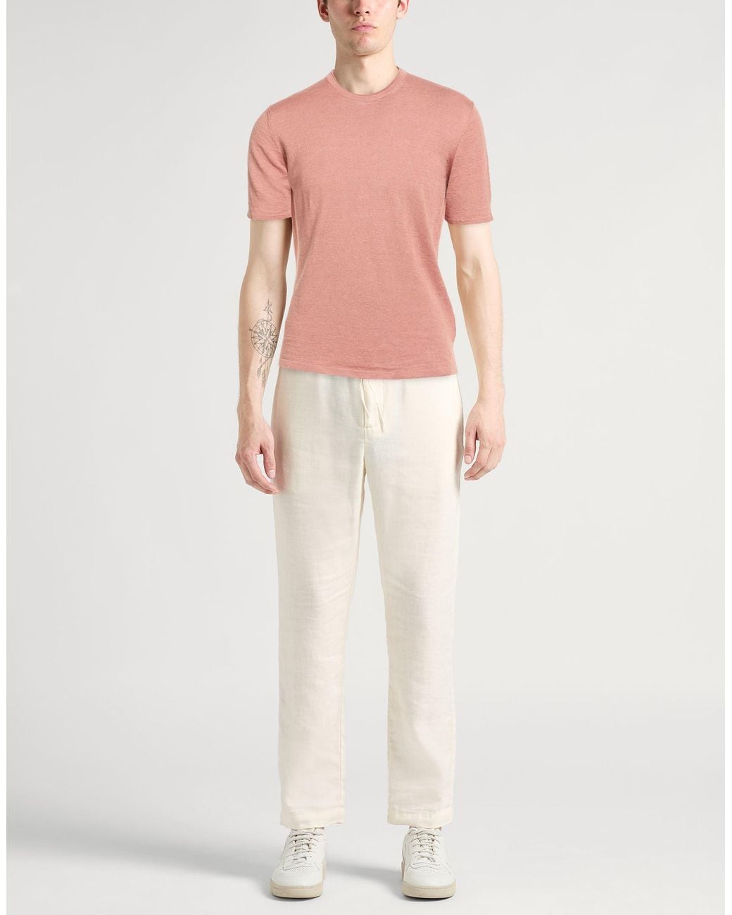 Roberto Collina Pink Jumper for men