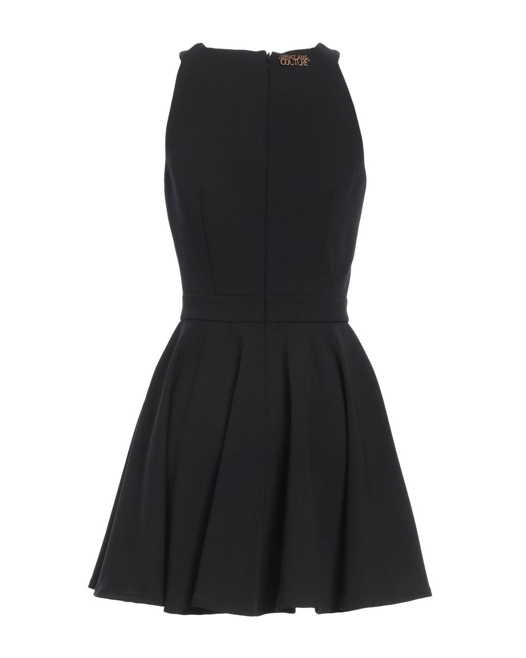 Robe courte Versace Jeans Couture en coloris Black