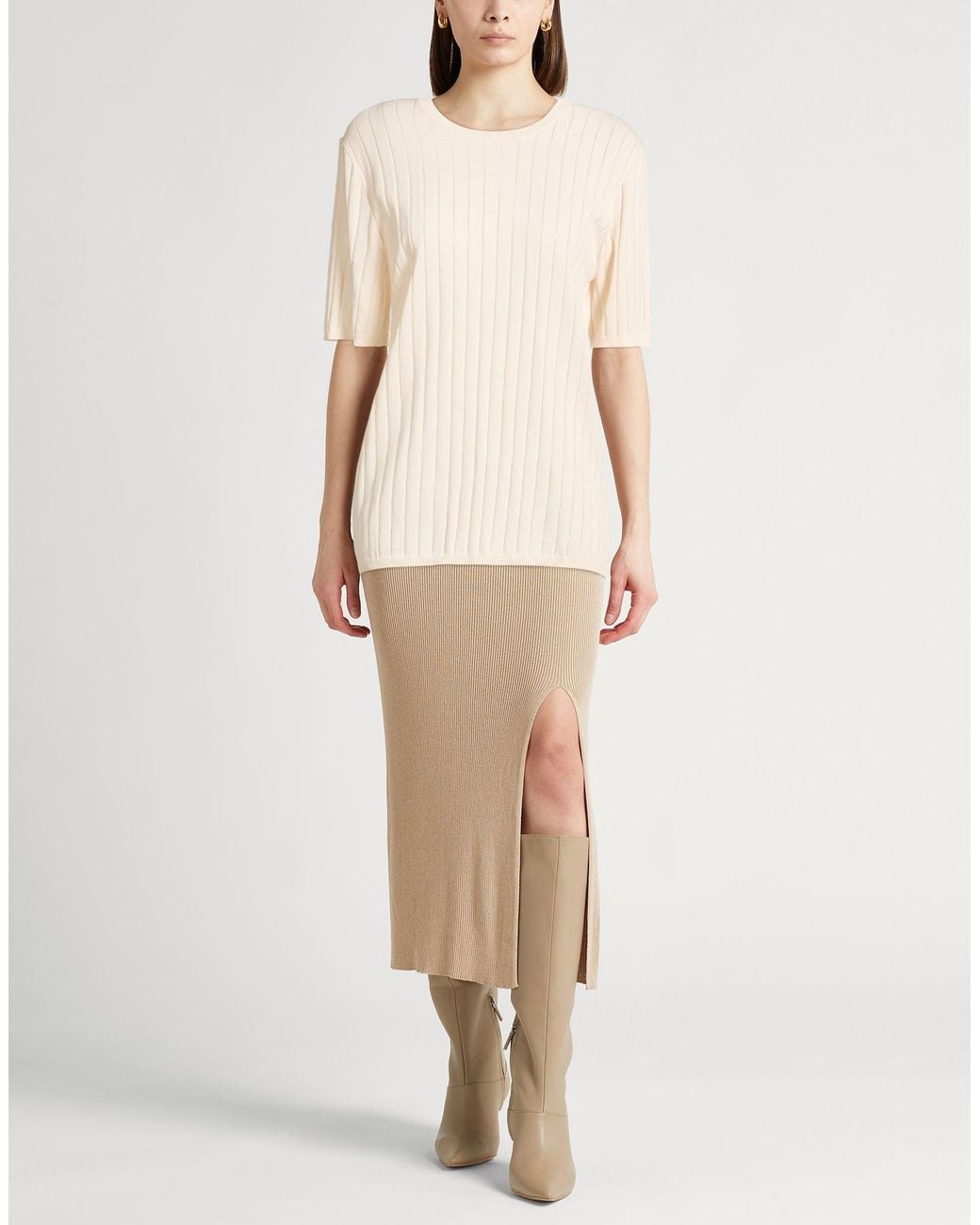 Pullover Alysi de color Natural