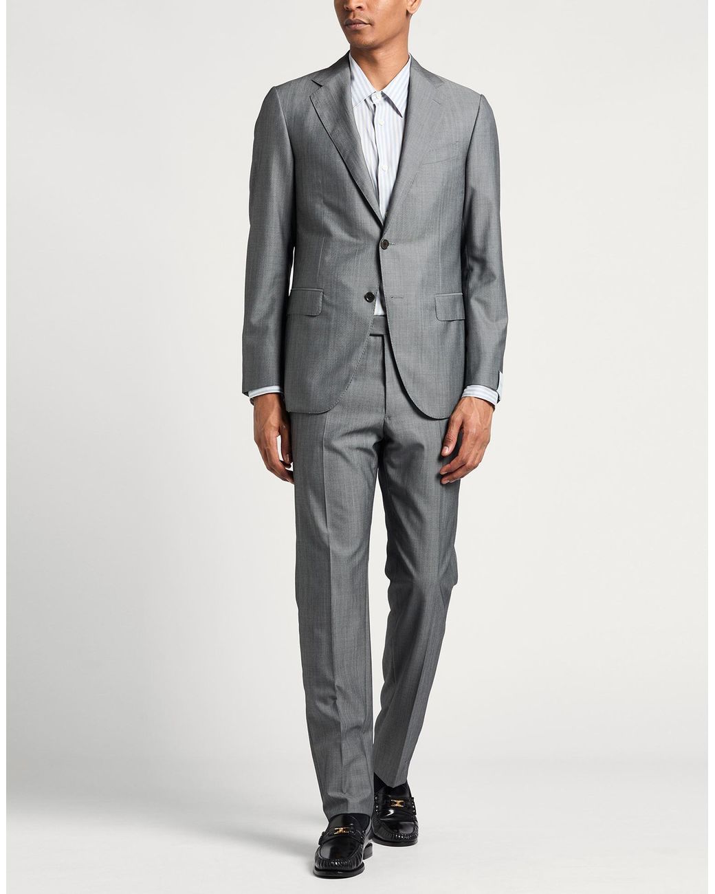 Traje Caruso de hombre de color Gray