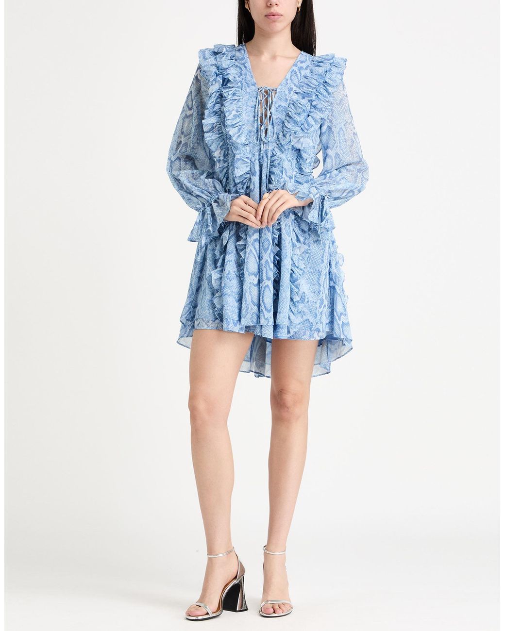 Robe Courte No Secrets en coloris Blue