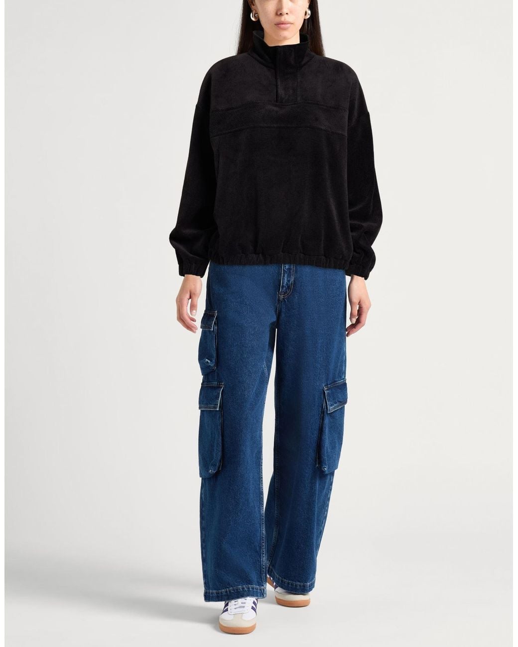8pm Black Jacket Polyester, Nylon, Elastane