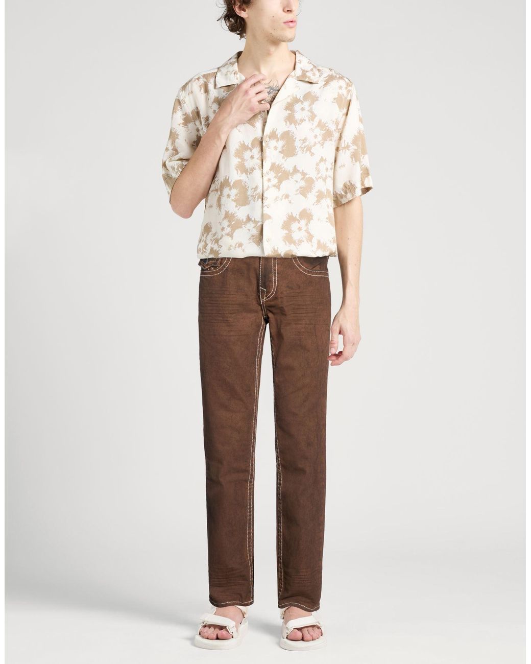True Religion Brown Jeans for men