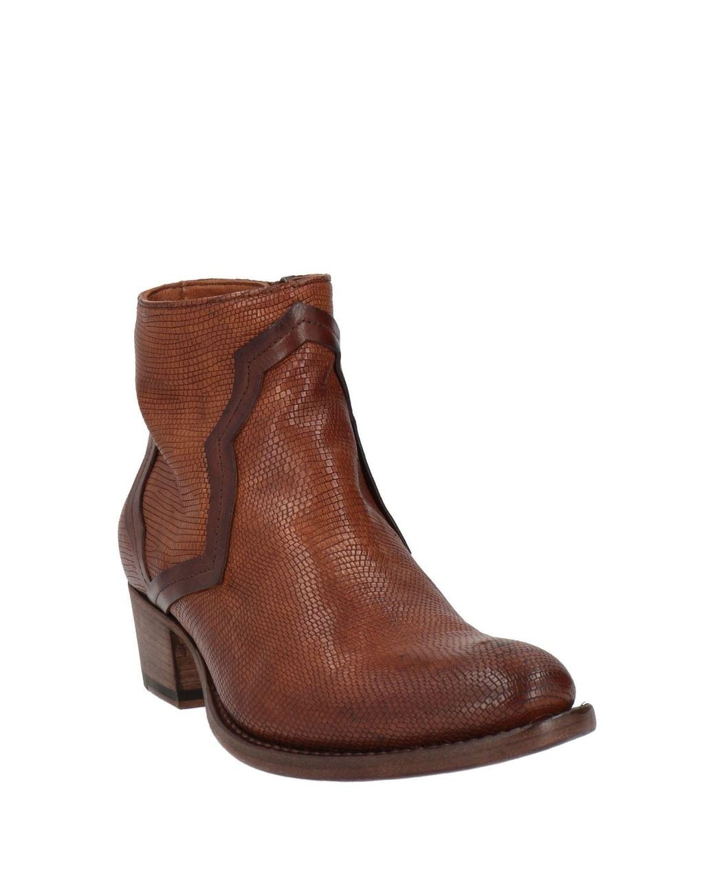 Pantanetti Brown Ankle Boots Leather