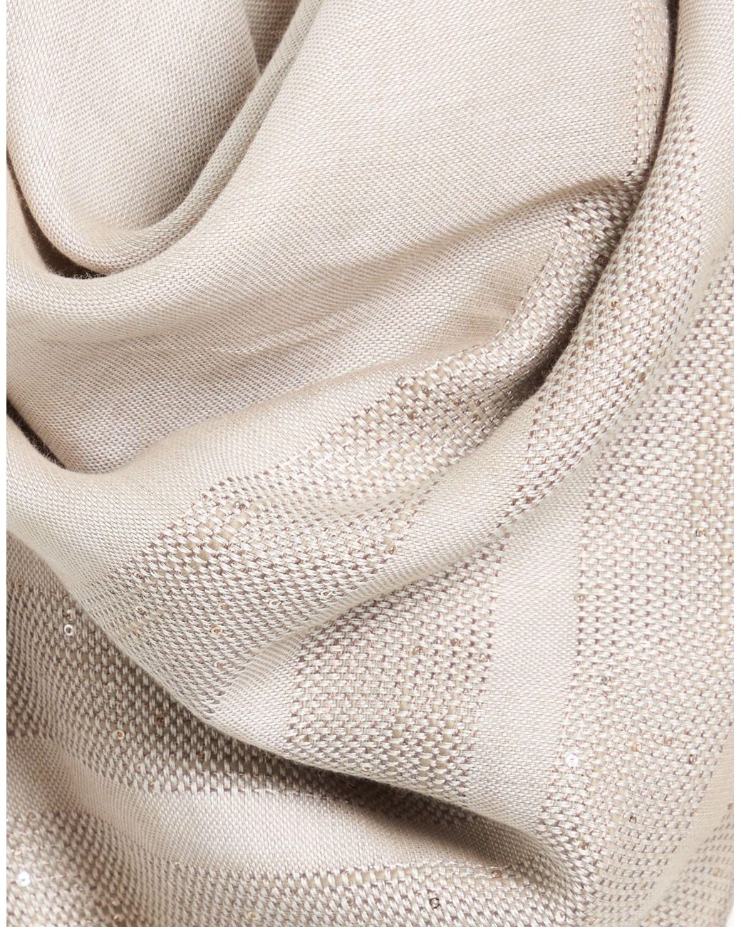Peserico White Scarf
