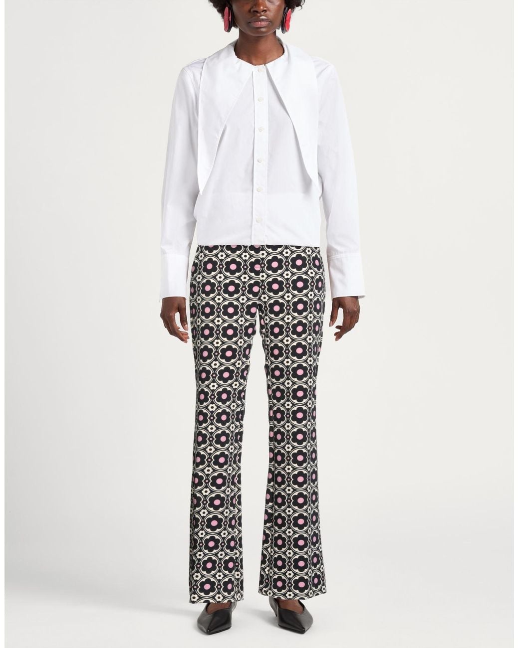 MAX&Co. Gray Pants Polyester, Elastane