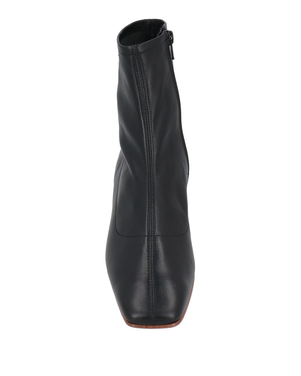 By Far Black Ankle Boots Soft Leather
