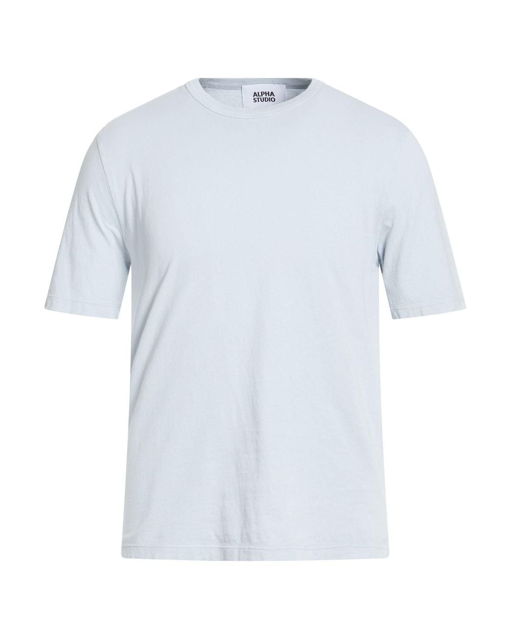 Alpha Studio Blue T-Shirt Cotton for men
