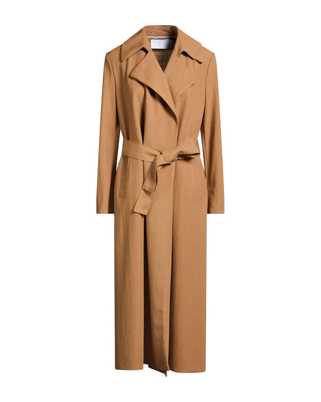 Harris Wharf London Natural Overcoat & Trench Coat Viscose, Polyamide