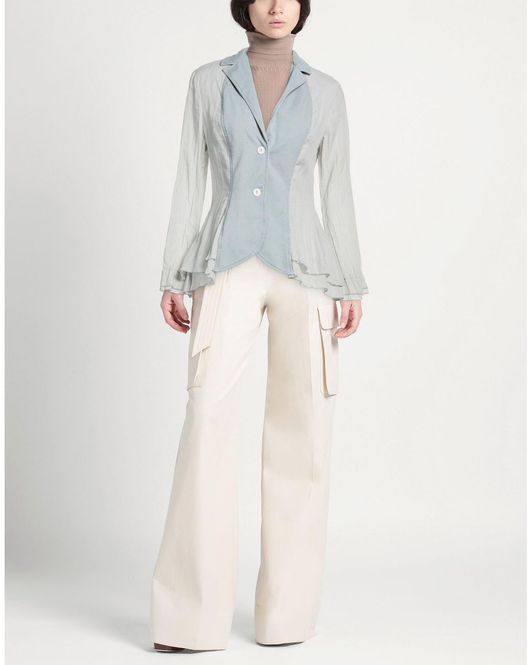 European Culture Blue Blazer