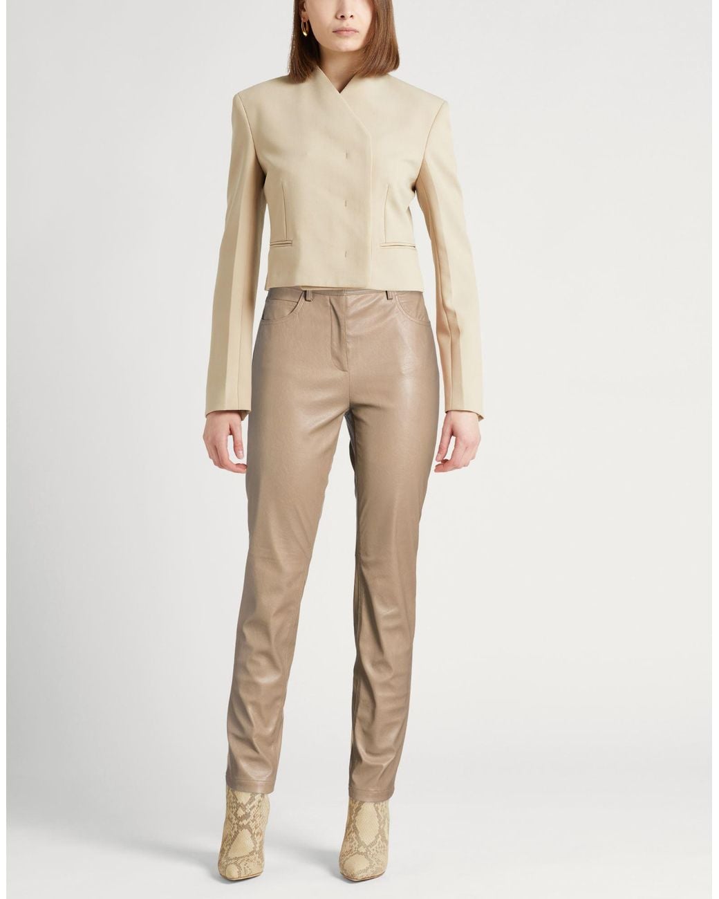 Incotex Natural Pants Polyester