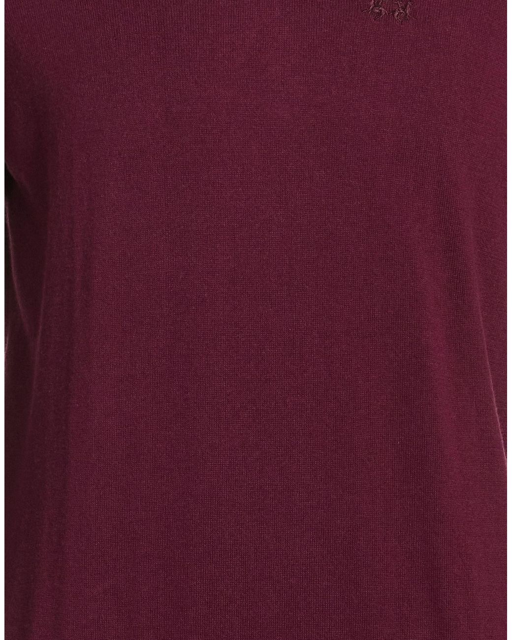 La Martina Purple Jumper for men