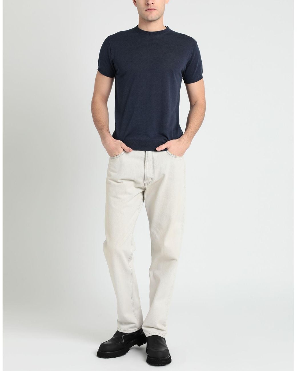 Cashmere Company Blue Jumper for men