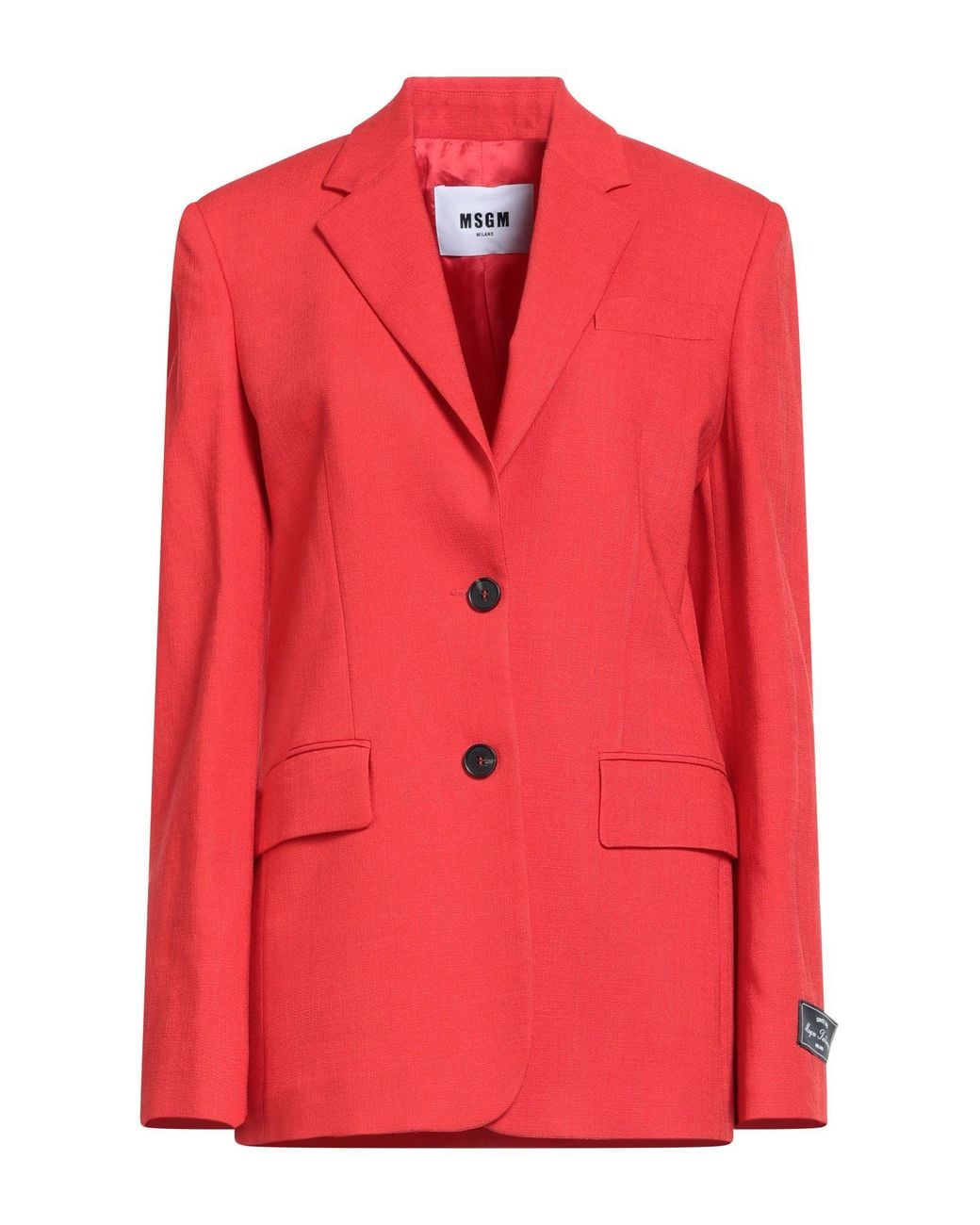 Blazer MSGM en coloris Red