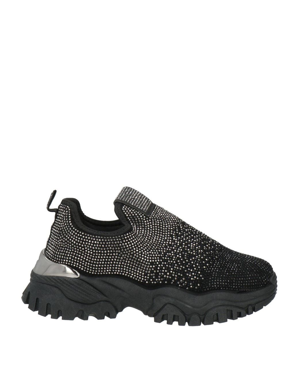 Laura Biagiotti Black Sneakers Textile Fibers