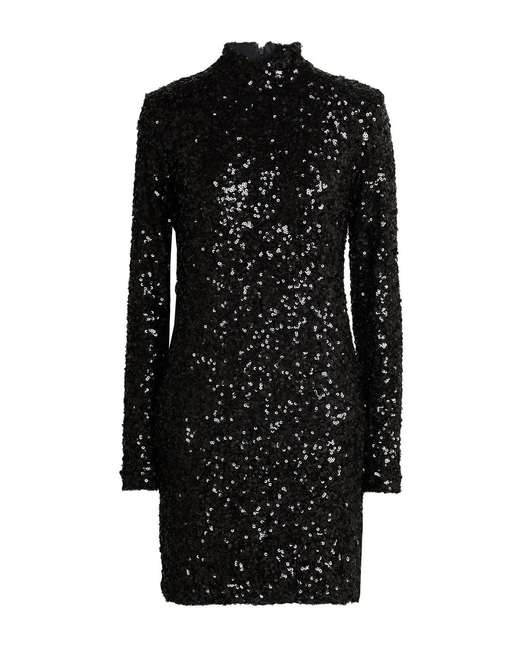 Caliban Black Mini Dress Polyester, Elastane