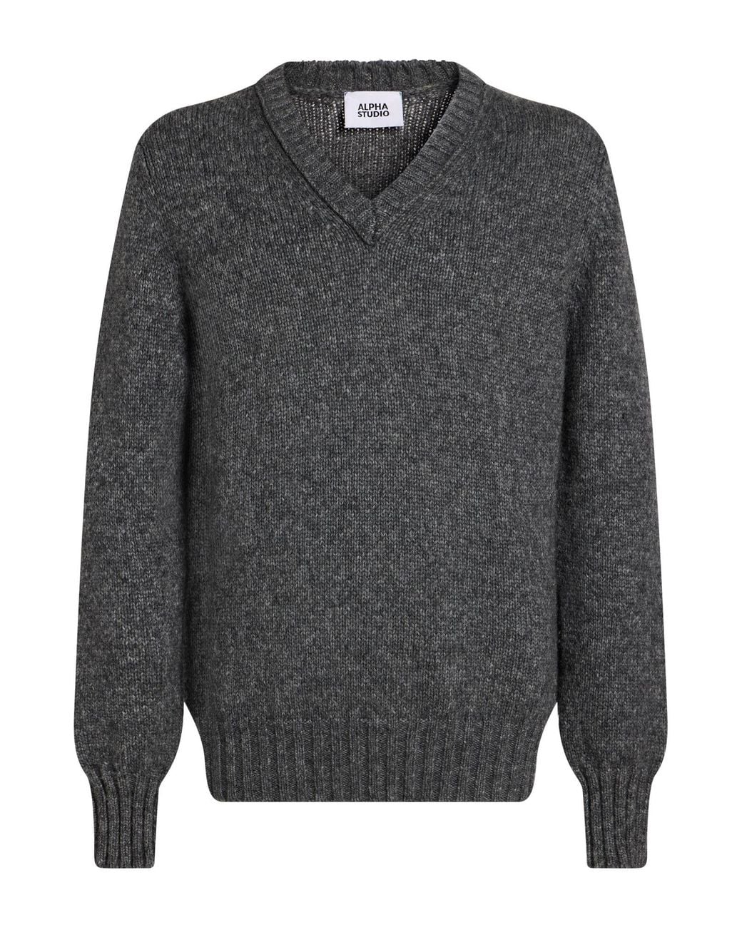 Pullover Alpha Studio de hombre de color Gray