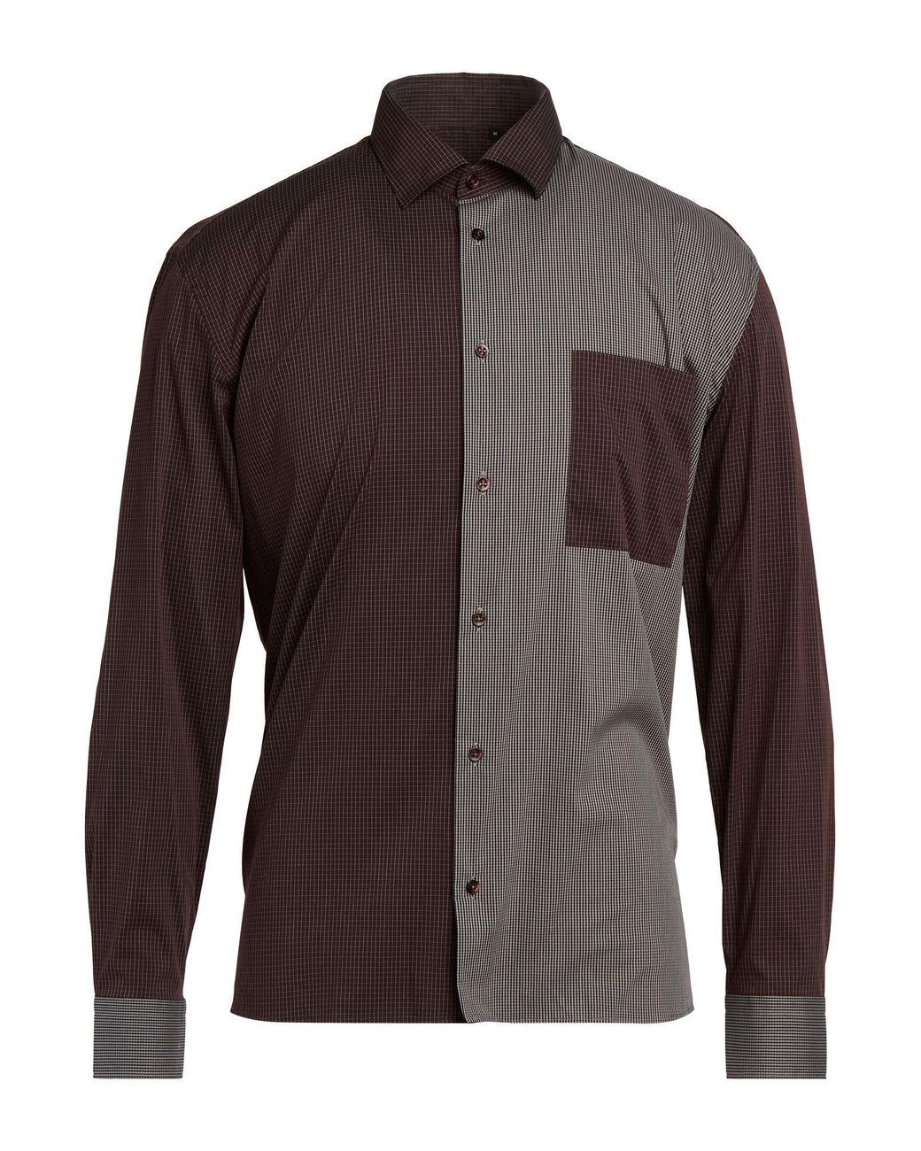 Liu Jo Brown Dark Shirt Cotton, Polyamide, Elastane for men