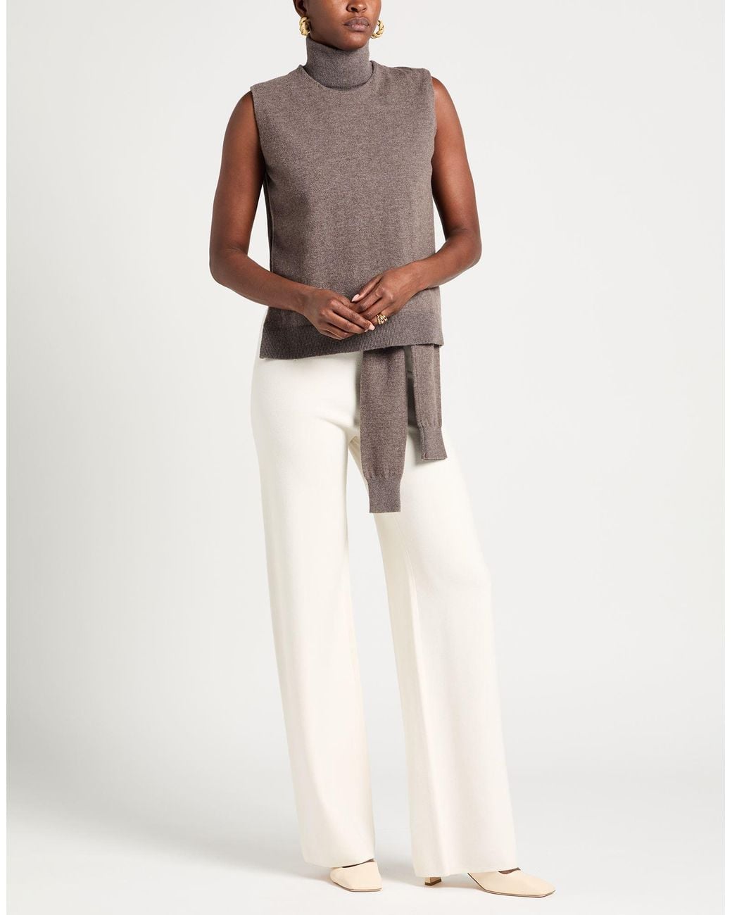 Rohe Brown Rollkragenpullover