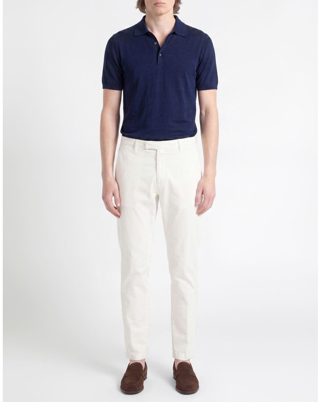 Entre Amis White Pants for men