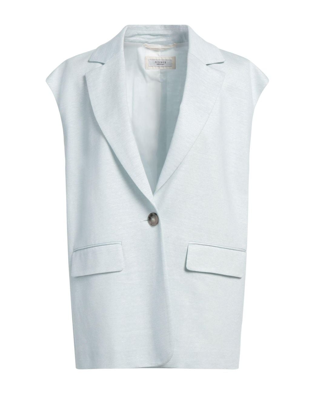 Peserico Blue Blazer Linen, Cotton