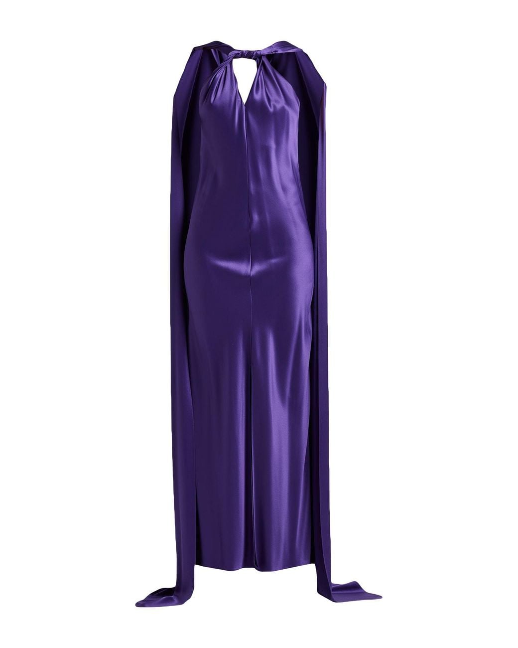 Max Mara Purple Maxi Dress Silk
